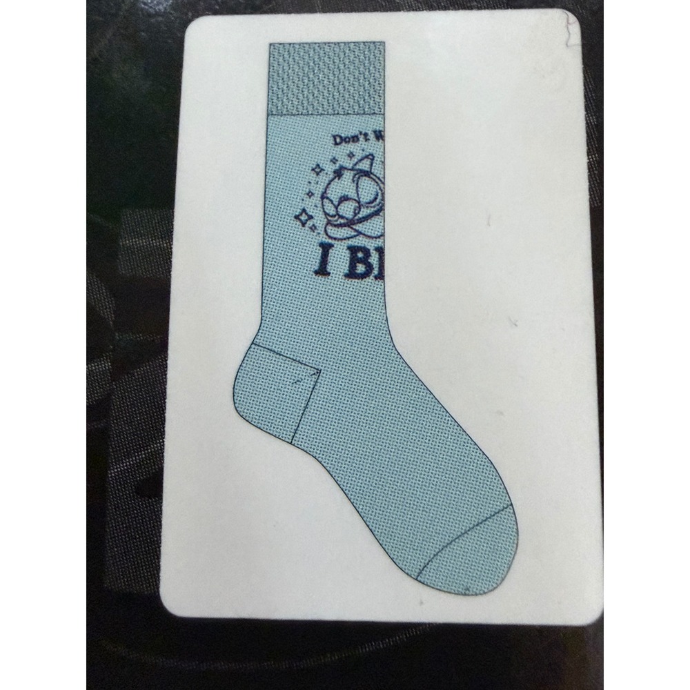 Disney Lilo & Stitch Crew Socks Bundle Purple Striped & Mint I Bite 2 Pairs NEW - Picture 3 of 12